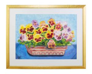 ALAN BOND (1938-2015) Potted Pansies &nbsp;1998