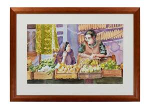 ALAN BOND (1938-2015) Fruit Market Ladies &nbsp;1997