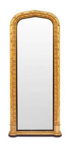 A regency gilt wood pier mirror, circa 1820