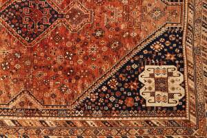 A Southern Persian tribal rug, Fars province, early 20th century289 x 212 cm