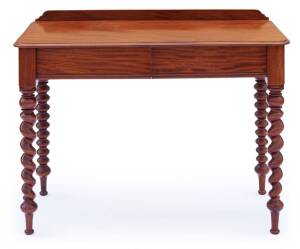 A Victorian mahogany side table, early 19th century