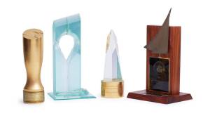 A collection of Four Yacht racing trophies
