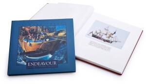 A collection of photographs showing construction of the Endeavour Replica - a gift to the nation from Bond Corporationtogether with a copy of Endeavour A Photographic Journey by Richard Polden