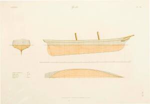 PRINTS, "Titania II", Titania II", "Titania II & Athemis", set of three lithographs, published by Day & Son, London, 1864, each measure, 40x57cm. [Titania competed for first America's Cup in 1851].