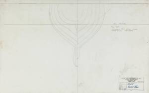 MODEL 7205 - TANK TEST MODEL: Miller & Whitworth original plans, drawings & blueprints, c1972, set of 2 drafting film sheets stapled together.