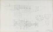 JOHN BOND'S "APOLLO III" 53': Miller & Whitworth original plans, drawings & blueprints, 1974, set of 37 drafting film & graph paper sheets.
