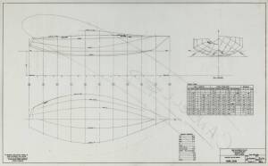 QUARTER-TON YACHT "STAMPED URGENT": Miller & Whitworth original plans, drawings & blueprints, c1974-76, set of 7 drafting film sheets.