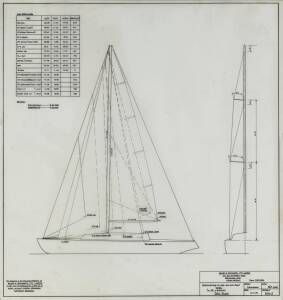 "WARRI" FOR J.BLEAKLEY: Miller & Whitworth original plans, drawings & blueprints, c1974, set of 2 drafting film sheets.