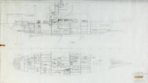 MILLER & VALENTIJN DESIGN 25: Miller & Valentijn original plans, drawings & blueprints, c1976, set of 2 drafting film sheets.