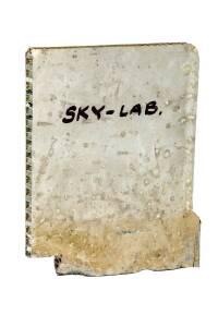 SKY-LAB, honeycombed laminated aluminium section of skylab (SL1) satellite, the United States first space station that was launched in 1973, and fell back to earth on July 11th 1979 over Western Australia. Although many bits of Skylab landed in a fiery di