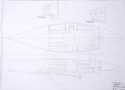 TWO-TONNER: Ben Lexcen original plans, drawings & blueprints, 1980, set of 7 drafting film sheets.