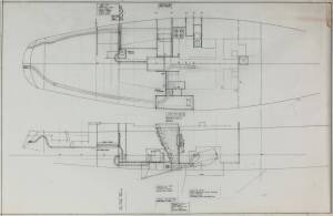 JACK ROOKLYN'S MAXI "APOLLO": Ben Lexcen original plans, drawings & blueprints, c1980-82, set of 30 drafting film & graph paper sheets.