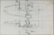 JACK ROOKLYN'S MAXI "APOLLO": Ben Lexcen original plans, drawings & blueprints, c1980-82, set of 30 drafting film & graph paper sheets.