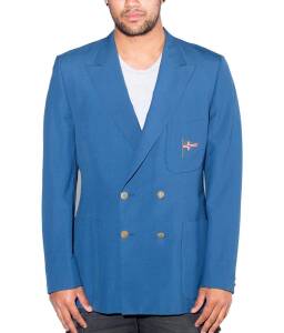 BEN LEXCEN'S ROYAL PERTH YACHT CLUB BLAZER, royal blue blazer, with embroidered RPYC Pennant on pocket