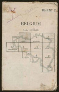 MAPS: Belgium 1909 Ghent, Eygpt 1912 'District of Mena', 1914 'Giza Manoevures Map' x2, plus WWII non-military maps x4.