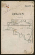 MAPS: Belgium 1909 Ghent, Eygpt 1912 'District of Mena', 1914 'Giza Manoevures Map' x2, plus WWII non-military maps x4.