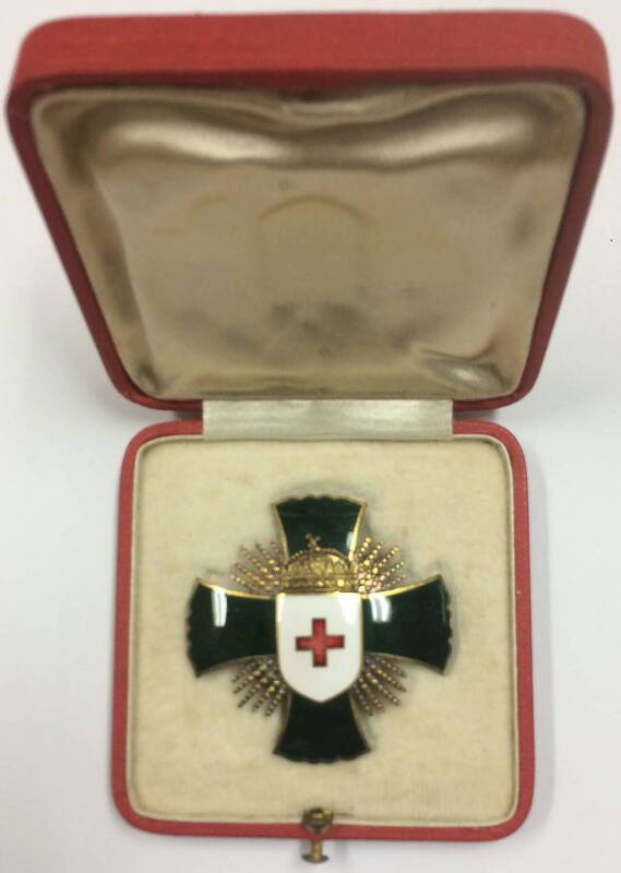 Hongrie - Médaille, Etoile de poitrine pour Merit Red Cross 'Crux Rubra  Hungarica 1922' - Catawiki