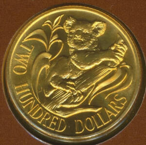 TWO HUNDRED DOLLARS: 1984 $200 Koala, Unc.