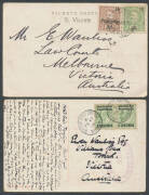Shoebox of postal history with some Australian WWI content including from Egypt & England, some KGV Penny Red frankings unchecked for shades or varieties, 1910 Department of External Affairs cover with 'SCOTTISH AGRICULTURAL COMMISSION' imprint, 1930s com - 4