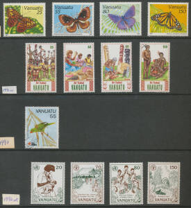 Western Pacific collections in seven Hagner albums for Fiji with used to 1986 including KGVI & QEII Pictorial sets, then to 2013; Gilbert & Ellice including KGVI & QEII Pictorials & Postage Dues all lightly mounted, then to the end plus Kiribati to 1990; 