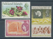 British South Atlantic mostly mint accumulation up to 1990s in five albums including some minisheets and sheetlets, noted Ascension KGV Ships set (Cat &pound;350; couple of lower values with minor blemishes) and 1934 Pictorials set both lightly hinged, British - 2