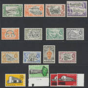 AFRICA: Carton containing mostly short set multiples sorted into envelopes with Basutoland including 1961 Surcharges '½c' on ½d to 10c on 1/-; Lesotho 1966 overprints to 'R1', and issues to 1974; Bechuanaland / Botswana 1955-1972; Gambia 1966-73; Kenya; N - 2