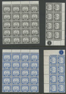 HONG KONG: Postage Dues 1938-62 2c to 50c Wmk Script CA SG D6-12 x29 sets with blocks of 8 or 20, plus 1965-72 Block Wmk 5c & 10c, Cat £2800+.
 (200+)