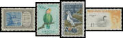 BIRDS: Selection of mostly better definitive/pictorial sets including Angola, Argentina plus Zeppelin 3p60c, Austria, Falklands 1960, French Antarctic 10f Damier, 20f Albatross, 50f Port aux Francais & 200f Albatross, Japan 1950-51, Jordan 1964, New Caled