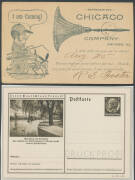 BIRDS: Postal Stationery from many countries featuring birds in the stamp indicia or printed illustrations with Aerogrammes, Postal Cards including private issues, Letter Cards etc, some with advertising on the reverse or within, mostly unused or philatel - 2