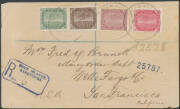 BIRDS: Balance of the covers including Cook Islands 1903 registered with four Torea values, Penrhyn with 1/- Bird x10!, India 1941 Kalyan-Bombay pigeongram & cover, GB 1948 Wedding FDC (the Bird connection escapes us!) & 1954 tiny cover with Herm Is Pigeo