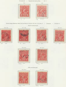 Used collection on Lighthouse hingeless pages largely complete from KGV Heads with 1920s-30s Commemoratives complete including 5/- Bridge (CTO), Kingsford Smith 'OS' Overprints, Robes to &pound;1 (Thin Paper), Navigators set (8), BCOF Overprints set (7), plus a