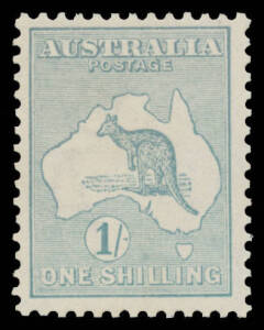 1/- green, unmounted, Cat $2250.