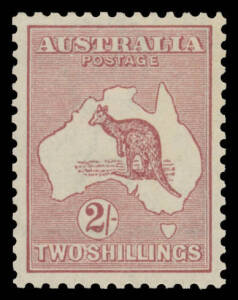 2/- maroon, well centred, unmounted, Cat $500. Advertised retail $625.