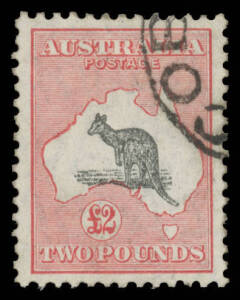 &pound;2 grey-black & rose-carmine, well centred with corner cds, attractive, Cat $1200.