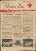 1942-47 Prisoner of War mail comprising 1941 airmail postcard from GB "via North Atlantic/Transpacific ... Clipper" to "Hut 1 Camp 8, Eastern Command" Sydney but forwarded to Tatura with Melbourne censor and stamp removed (file punched); two 1941 POW let - 4