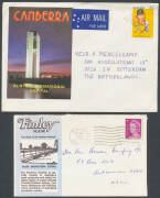 1960s-90s illustrated tourism advertising covers mostly with photographic or cartoon images promoting tourist destinations all used generally with cancels from the area, wide range of frankings including overseas airmails with better solos such as 1976 25 - 2
