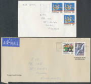 1988 Living Together (Cartoons) large accumulation of covers to International Youth Service, Finland mostly by airmail including single, multiple and mixed frankings, some stationery, underpaid mail, OHMS covers, potential postmark interest. Ideal lot for - 4