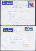 2001+ International Post large accumulation of covers and some postcards mostly sent by airmail to Europe, noted a few mixed domestic/international frankings and underpaid mail, potential postmark interest, duplication but ideal lot for study of these iss - 4