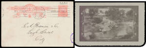 Mostly pre-WWII array with Postal Cards including 1d Fullface with 'OHMS' Above the Stamp, 1d Coronation uprated with &frac12;d for War Tax x7, scenic Letter Cards x12 including "BILLABONG" (very scarce), "LOADING WHEAT", "NARRACOORTE CAVES", "MARCH through stre