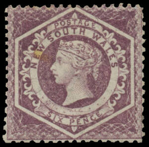 1860-72 Perforated Diadems 6d purple with Error of Watermark '5' SG 165a, unused, Cat &pound;750.