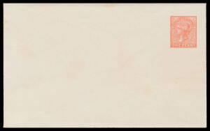 ENVELOPES: 1911 1d rose-pink HG B2, unused.