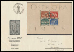1934-44 including many commemorative cancels and some on illustrated covers, postcards and sheetlets, noted 1934 Colonial Explorers, 1935 Composers, 1935 Ostropa with gum discolouration as usual, Winter Relief 1937-40 the last with certificate, 1937 Hitle