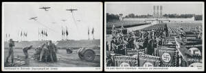 Nuremberg Reichsparteitag Rallies collection documenting the six events held from 1933 to 1938 including many real photo cards with images ranging from assemblies, marches and speeches through to participants travelling to Nuremberg, their encampments, me