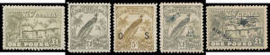 1925-39 Issues comprising Huts & Airs, Dated Birds & Airs, Undated Birds & the three 'OS' sets, plus a few others, some gum-toning but generally fine to very fine, Cat &pound;2450.
 (120 approx)