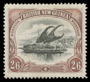 1901-05 British New Guinea Watermark Vertical Thin Paper 2/6d SG 16a, well centred, Cat &pound;600.
