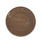 HALF PENNY: 1923 ½d (Key date), Fine. - 2