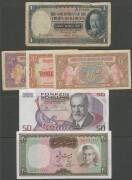 World group of banknotes, noted KGV 1935 Straits Settlements $1 KM #16b, British Armed Forces 3d (2) & 6d, French Indo-China 1932 5 piastres, Japan 1944 100y KM #57a x2 plus Invasion money, Macau 1945 1p, 1946 5a 10a 20a and 50a (3 EF) P#35a-38a, European - 2