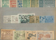 AUSTRIA:&nbsp;Notgeld, c.1920&nbsp;collection in album with list of contents, 230 different notes from 128 towns or states with duplicates, condition varied but mostly EF. - 3