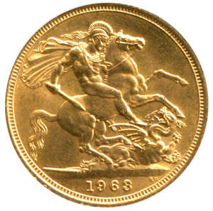 1963 GOLD sovereign.