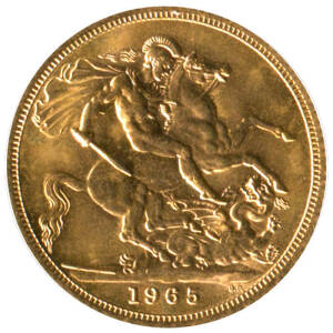 1965 GOLD sovereign.